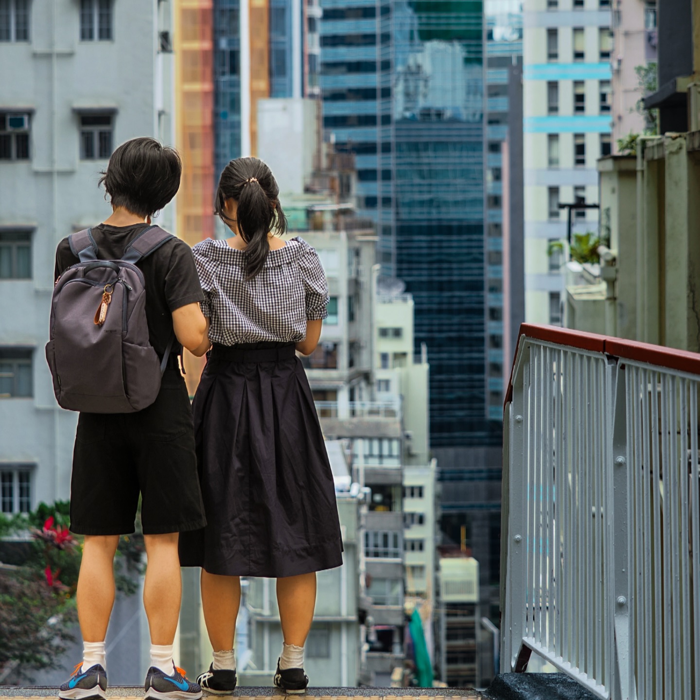 Stumbled upon an anime-esque scene while wandering. hongkong hk hkig