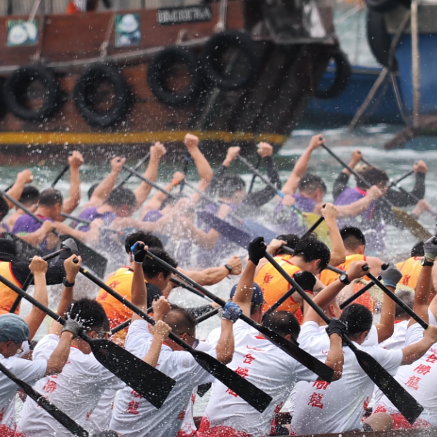 Dragonboat race in Aberdeen. hongkong hk hkig dragonboat dragonboatfestival aberdeen