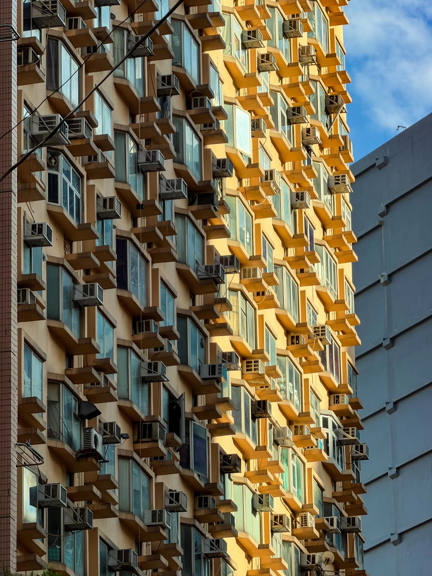 The density of Hong Kong apartments. hongkong hk hkig mongkok urbandensity building